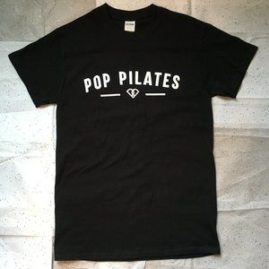 POP Pilates Bold Tee - Black